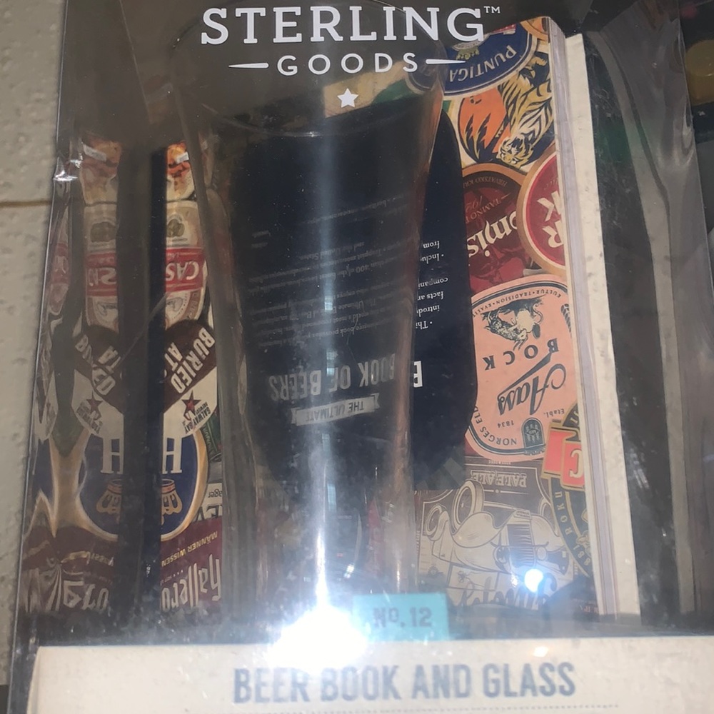 Sterling Beer book and glass